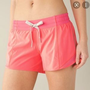 Neon Pink Lululemon Hotty Hot Short